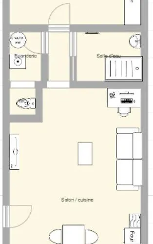 아파트 Confort, Wifi Et Garage 미요